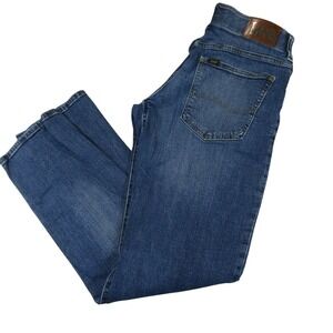 Lee Mens Jeans Extreme Motion 30 x 34 Straight Fit Stretch Cotton Medium Wash